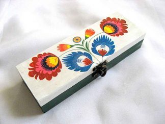 Cutie cu motive florale, cutie lemn motive traditionale romanesti 28141