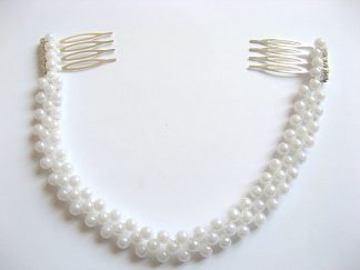 Coronita perle artificiale mireasa, coronita nunta 27272