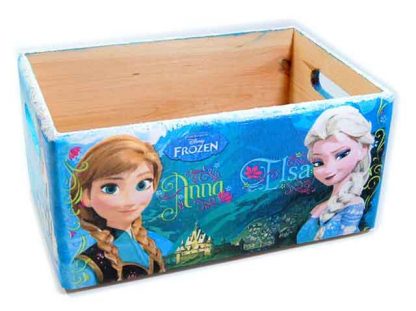 Desene Frozen, printese Anna, Elsa si Olaf ladita lemn, ladita transport 7303