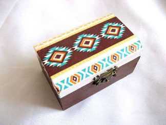 Motiv traditional, modele geometrice, cutie lemn 27904
