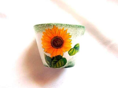 Ghiveci cu floarea soarelui, ghiveci ceramica 35288