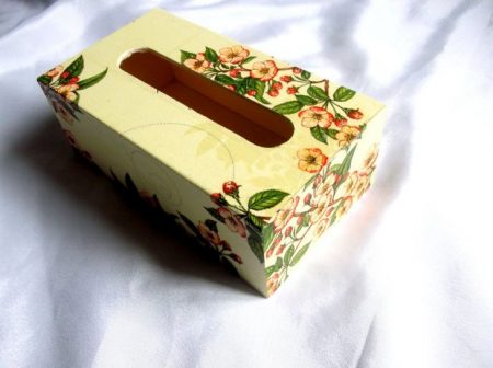 Cutie cu flori de cires, cutie servetele de hartie 39841 2